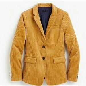 J. Crew Camel Tan corduroy blazer jacket 8